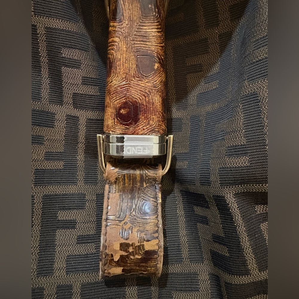 Fendi Brown Zucca Spy Bag VINTAGE AND RARE 💯 Authentic - Picture 4 of 12